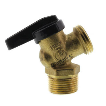 107-544: R-670 Boiler Drain Valve, 3/4 in, MNPT, 200 psi CWP, Forged Brass Body