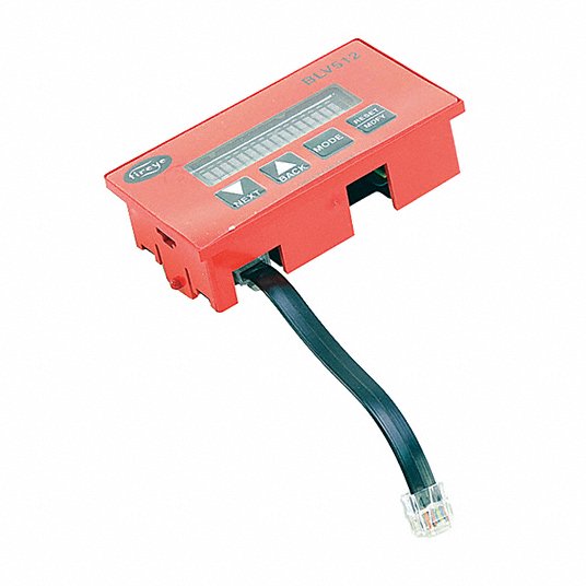 BLV512: Keypad/Display, 2 line X 16 characters, VACUUM FLUORESCENT DISPLAY (VFD), with cable. Operates -40F  (-40C) to 140F (+60C).