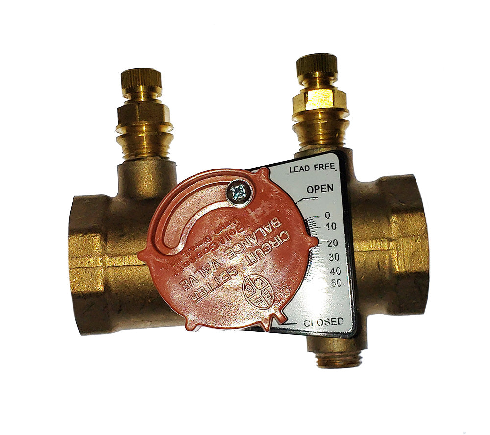 117416LF: 1" NPT Circuit Setter and Balancing Valve, 300 PSI, WOG