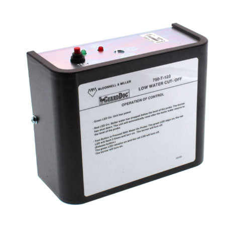 750-T-120: 120Vac Auto Reset Low Water Cut Off for Hot Water and Steam Boilers with Test Switch (Part Number 176206)