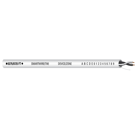 002360-1000: BRT OUTPUT Signal,18/2 18 AWG 2 Conductor Bare Copper, Non-Shielded Plenum UL Listed C(UL)US CMP White Jacket, 1000' Box