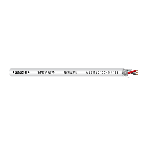 002330-S-500: 18/3 Shielded Plenum Stranded Wht Jkt wire 500' Box