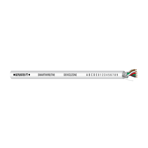 002350-S-500: 18/5 Shielded Plenum Stranded Wht Jkt wire 500' Box