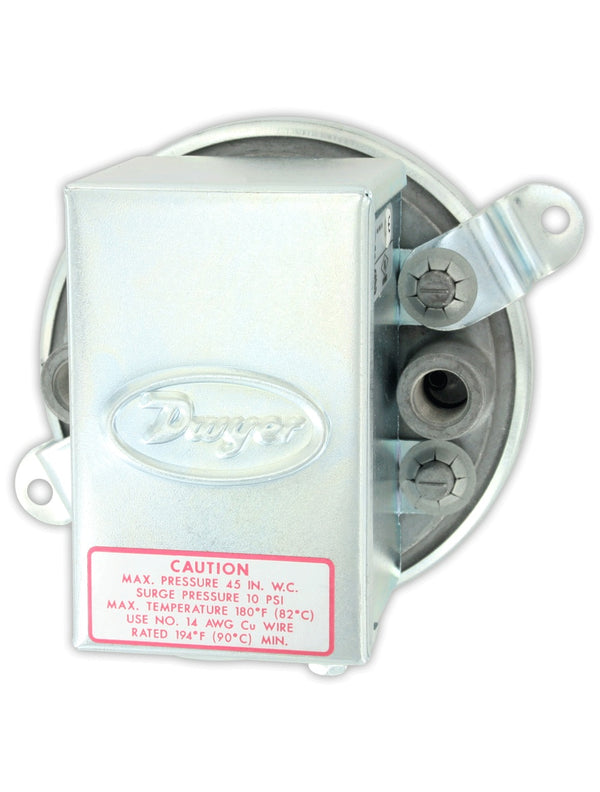 1910-0: Differential pressure switch, range 0.15-0.55"