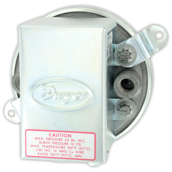 1910-1: Differential pressure switch, range 0.40-1.6" wc