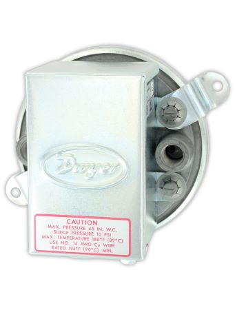 1910-5-B: Pressure Switch 1.4-5.5"WC Buna Diaphragm