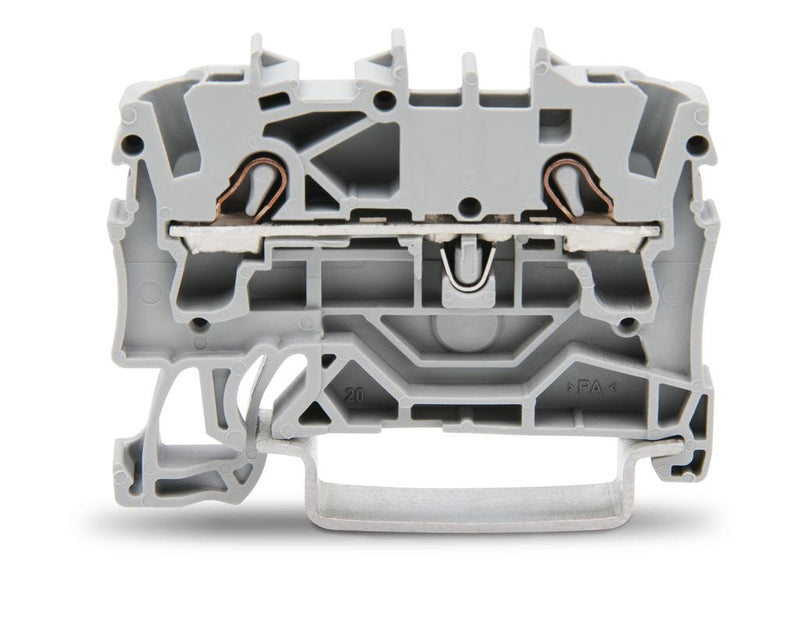 2002-1201: 2-conductor through terminal block; suitable for Ex e II applications