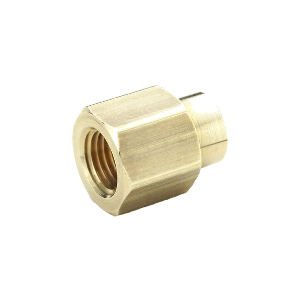 208P-6-4: 3/8" X 1/4" FPT Brass Coupler