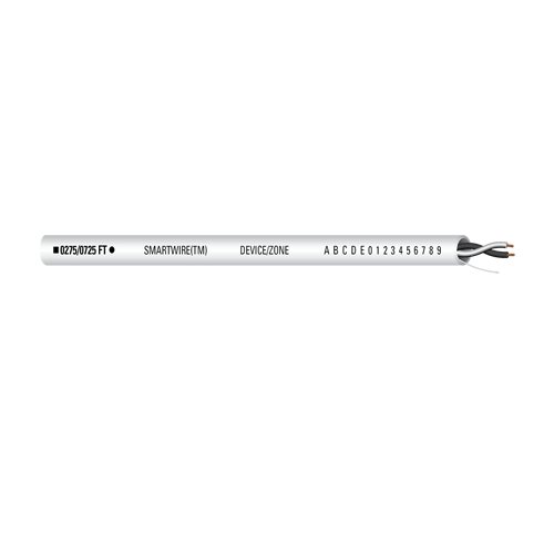 004360-1000: BRT CANbus POWER, 22 AWG 2 Conductor Bare Copper, Non-Shielded Plenum UL Listed C(UL)US CMP, White Jacket, (Wall Switches) 1000' Box