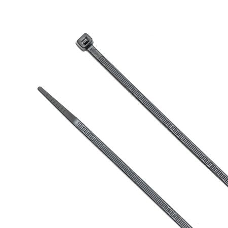 220162: Standard Ties 11", 4.5 mm, 75-lb, Black, 100pk