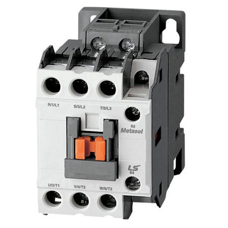 1345000500: Magnetic Contactor, 12A, 120V Coil, 3-Poles, 1NO/1NC Aux Contact, DIN/Screw Terminals