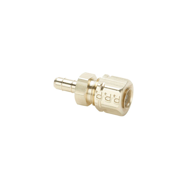 22CABH-6-6: 3/8" Barbed X 3/8" Comp Bulkhead Connector