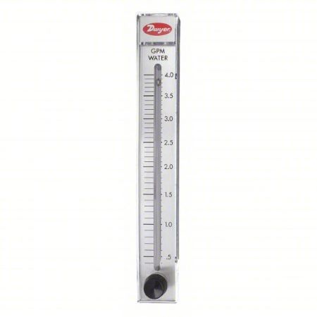 RMC-143-SSV: Flowmeter, range .4-4 GPM water