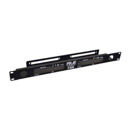 F200-RMB: F200 Rack mount bracket; 19in / 482mm (one F200-RMB can accommodate two F200s)