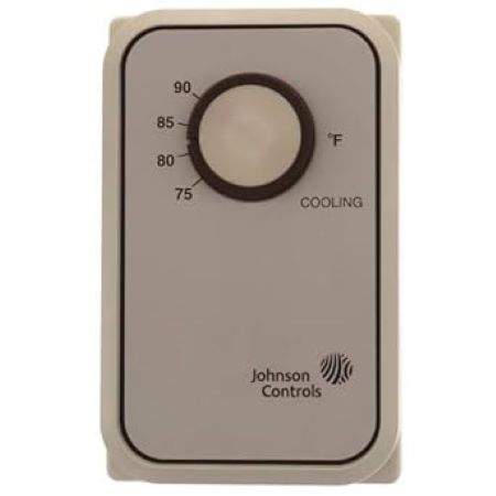 T26J-7C: Line Voltage Wall Thermostat, Cooling Applications, Knob Adjustment