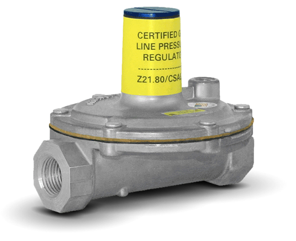 325-5L-1/2: Gas regulator 1/2" 500,000BTUs Total Load 2PSI Input. w/o vent limiter