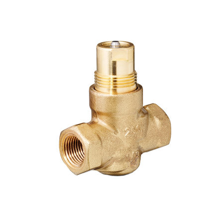 599-02063: valve,Globe, 2 Way Normally Open, 1", NPT, 10 Cv Equal Percentage Flow Forged Brass Body with Stainless Steel Trim Valve Body