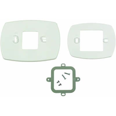 50001137-001: Cover Plates, Includes 4 5/16" x 5 1/2", 5" x 6 7/8" , and bracket for Junction Box with Mounting Hardware, Used with TH5110 FocusPro Thermostats