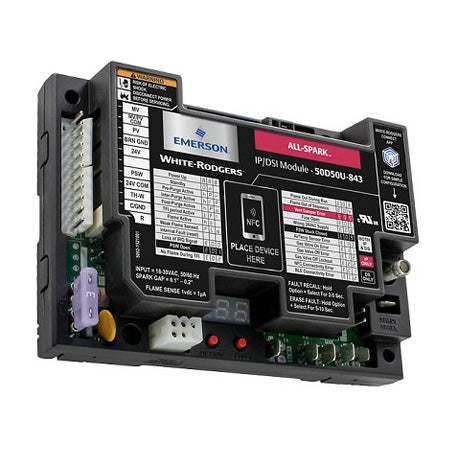 50D50U-843: Universal Intermittent Pilot/Direct Spark 24V Ignition Module, Replaces OEM and Competitive Controls Including Honeywell