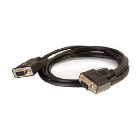 NullModemCable: 6FT Null Modem DB9F to DB9F cable black