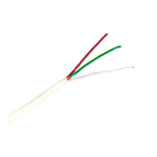 555030523: 18/3 CL2P STAT SOLID WHITE PLENUM wire 500' SPOOL