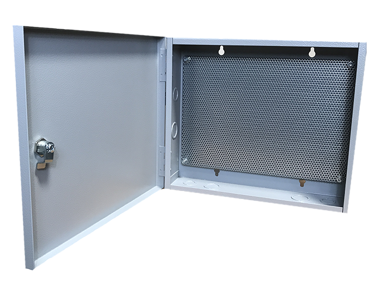 567-551: NEMA 1 Enclosure 12"x14"x3" with Perforated Plate