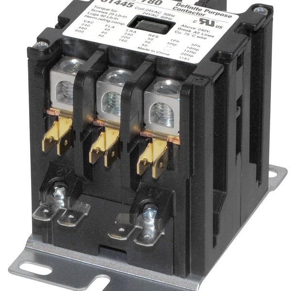 CN−F1XD 61447: 3P 40A 208-240V CONTACTOR BOX LUG TERM