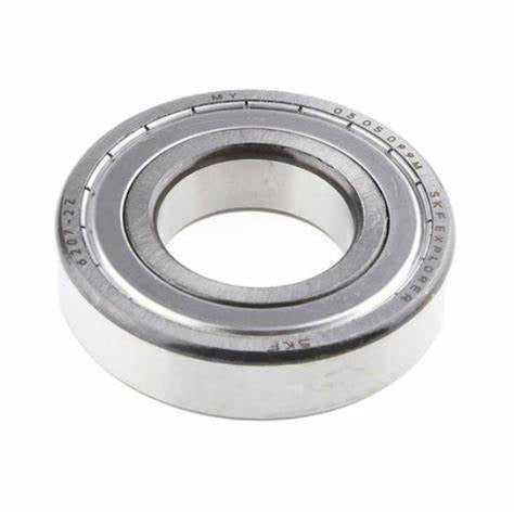 6207-2Z: B&G Radial/Deep Groove Uncoated Ball Bearing with Round Bore, 35mm Inside Diameter, 72mm Outside Diameter, 17mm Width, Double Shielded Closure