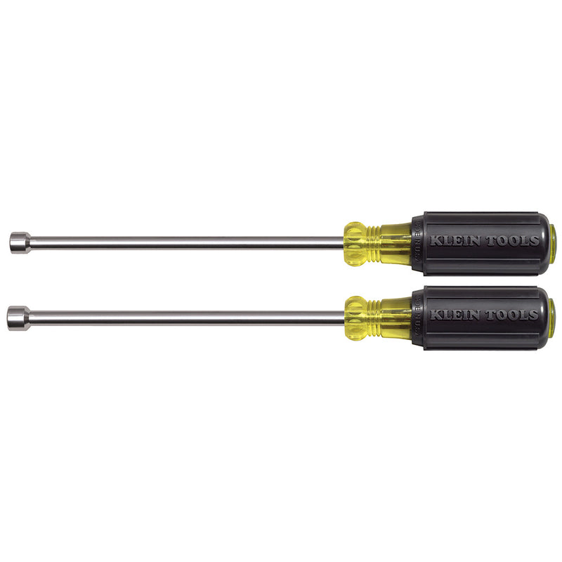 646M: Nut Driver Set 6" Shafts, Magnetic 2 Pc