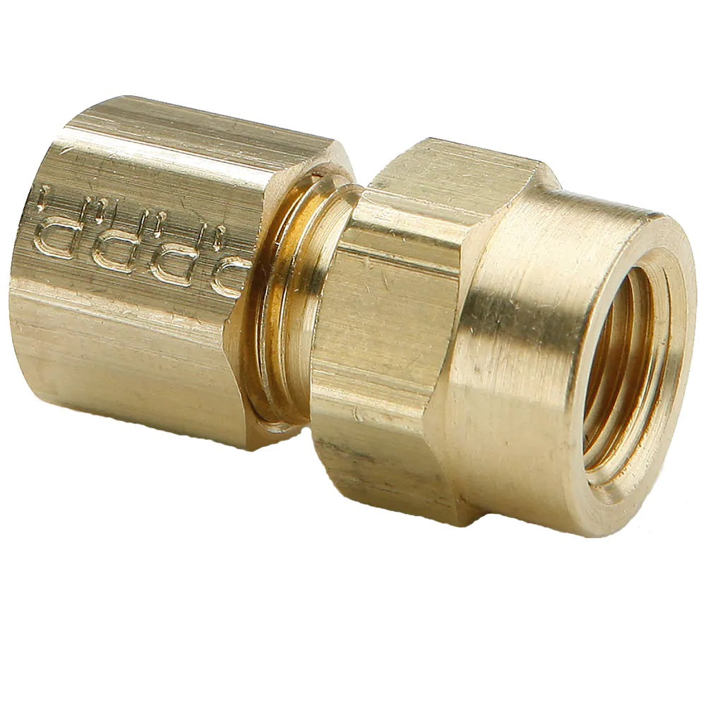 66C-4-2: 1/4" Compression X 1/8" FPT Connector