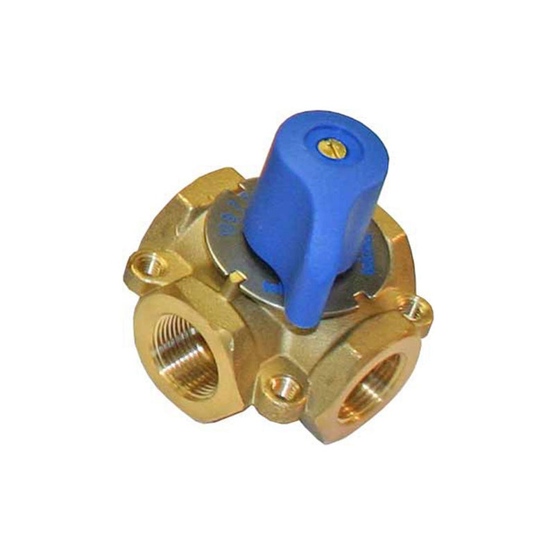 720-TEK: 4-Way Mixing Valve 3/4" Brass