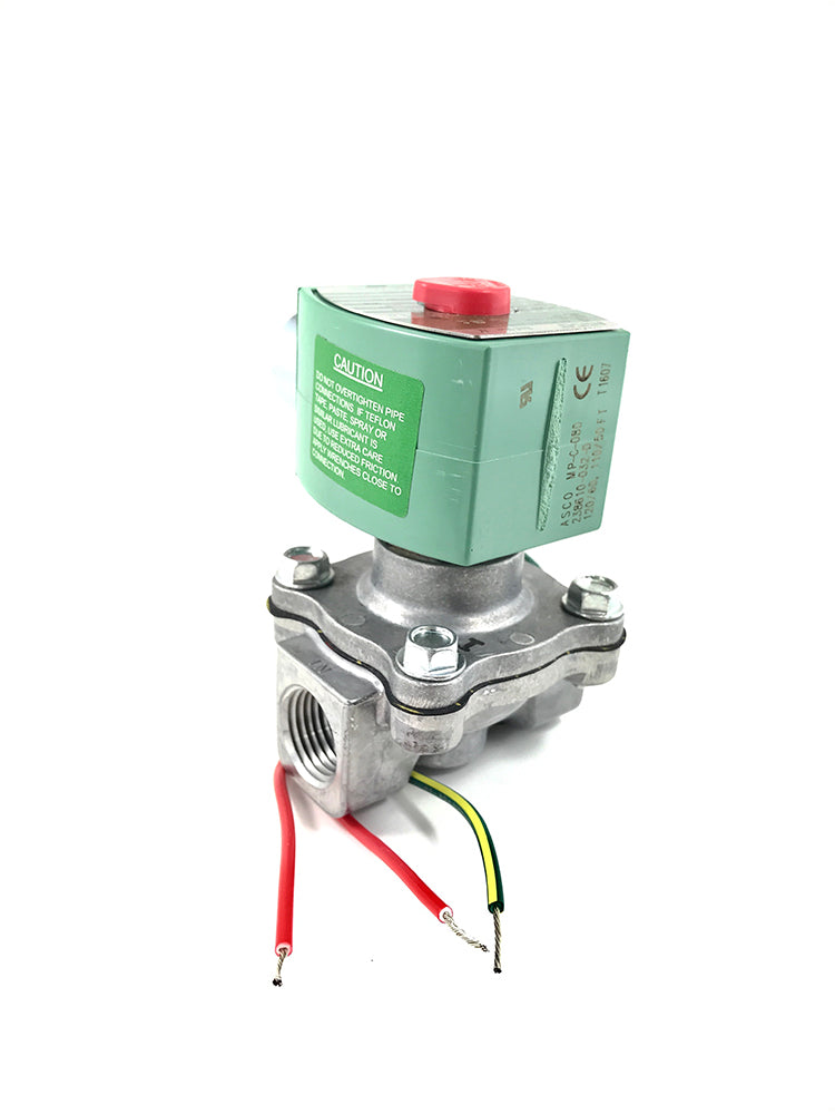 8215G020 120/60: Valve,Solenoid, 2 Way Normally Closed, 1/2", NPT, 120Vac, 4.4 Cv 238,500 btu/hr 0-50 PSI Air-Fuel Gas Shutoff Valve with Aluminum Body, NBR