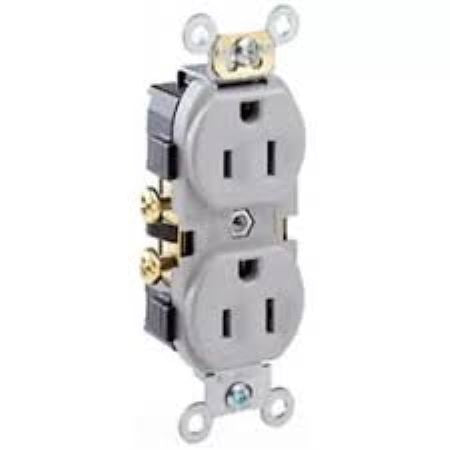 84748: Duplex Receptacles 15A 125V 2P3W Brown