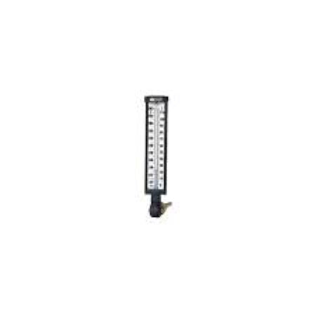 9VU35-120: Industrial Thermometer Vari-Angle Plastic Case 3-1/2" Stem, 0-120degF