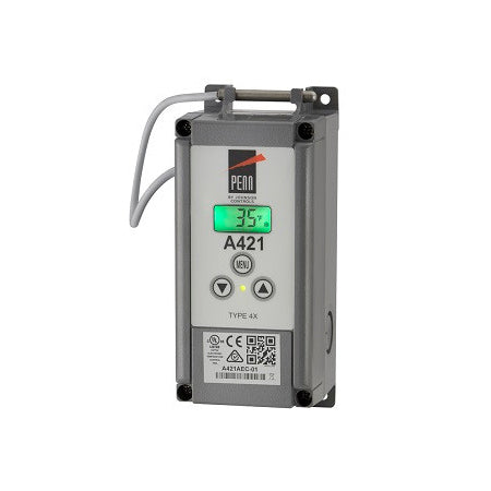 A421GEF-01C: Low-Voltage Type 4X Electronic Temperature Control: Type 4X (NEMA), IP66 watertight enclosure for surface-mount applications. Rated for 24 VAC