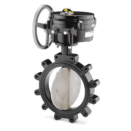 B208FC-SA166.2K: Siemans Standard Temp Industrial Butterfly Valve Assembly, 2-way, 8-inch, 175 psi, 24 Vac, 0-10 Vdc, Heater, Normally Closed