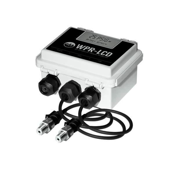 A/WPR2-100-10: Wet to Wet Diff Pressure Transducer w/Remote Probes 4-20mA, 0-5, 0-10VDC, 0-15, 0-25, 0-50, 0-100