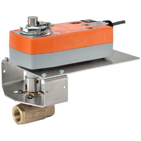 B232VS+AFX24-MFT-X1: Valve Actuator, Spring return, AC/DC 24 V, 2...10 V, MFT/programmable Actuator fitted