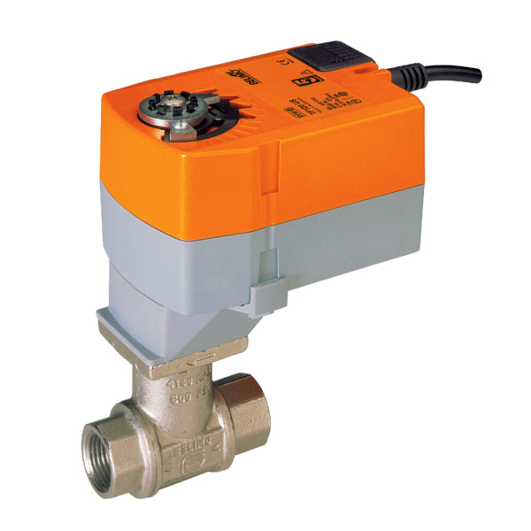 B209+TFRB24-SR: CCV,0.5",2 Way,0.8Cv,w/ Spring Return,24V,Modulating