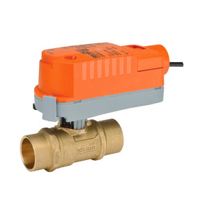 Z2050QS-F+CQB24-SR-L: ZoneTight (QCV), 1/2", 2-way, Cv1.2|Valve Actuator, Non fail-safe, AC/DC24V, 2...10V, Normally Open, modulating