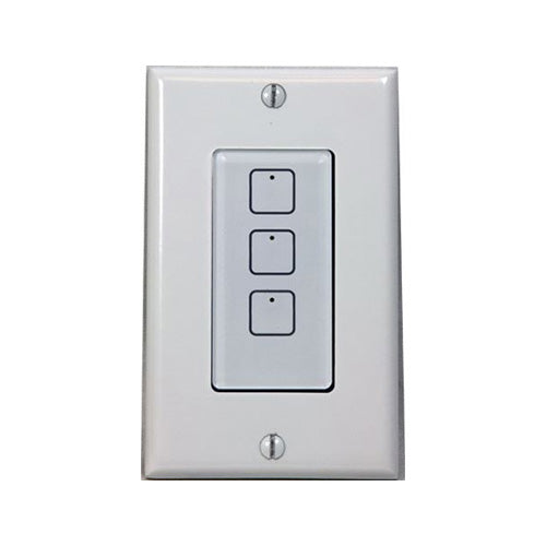 CTS3CH-WH: Capacitive Touch Station, 3 Channel, White (wallplate not included)