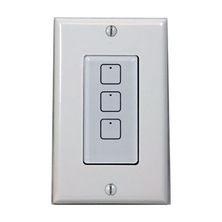 CTS3CH-WH: Capacitive Touch Station, 3 Channel, White (wallplate not included)