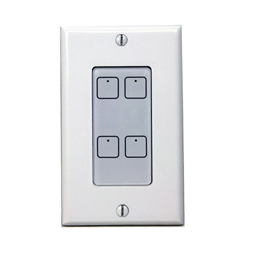 CTS4CH-WH: Capacitive Touch Station, 4 Channel, White (wallplate not included)