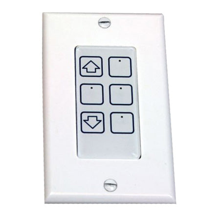 CTS3PR-WH: Capacitive Touch Station, 3 Preset, White (wallplate not included)