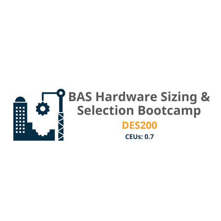 DES200: Course DES200, covers how to perform takeoffs and system hardware engineering for BAS