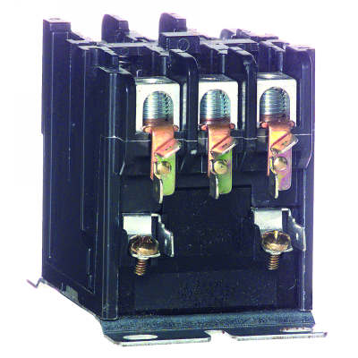 DP3060A5001: PowerPro Definite Purpose Contactor, 3 Pole, 24Vac, DPST, 1/4" Quick Connects and