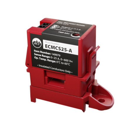 ECMCS25-A: Split core current switch for ECM motor. 0-25Amps, N/O.