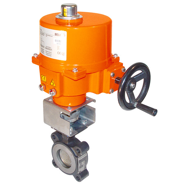 F6200-150SHP+SY4-24: Butterfly Valve,8",2 Way,2064Cv,w/ Non-Spring,24V,On/Off,SW,NEMA 4XH