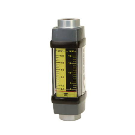 FL-515: 1" Flowmeter, 1.5 to 15 GPM, 15 to 135 SCFM