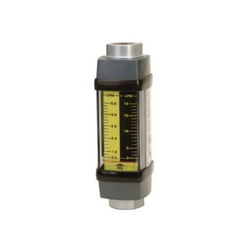 FL-515: 1" Flowmeter, 1.5 to 15 GPM, 15 to 135 SCFM